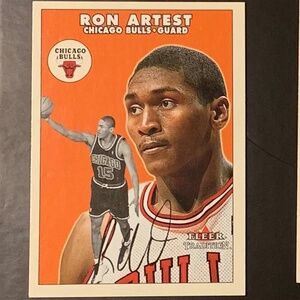 2000-2001 Fleer Tradition Ron Artest basketball card